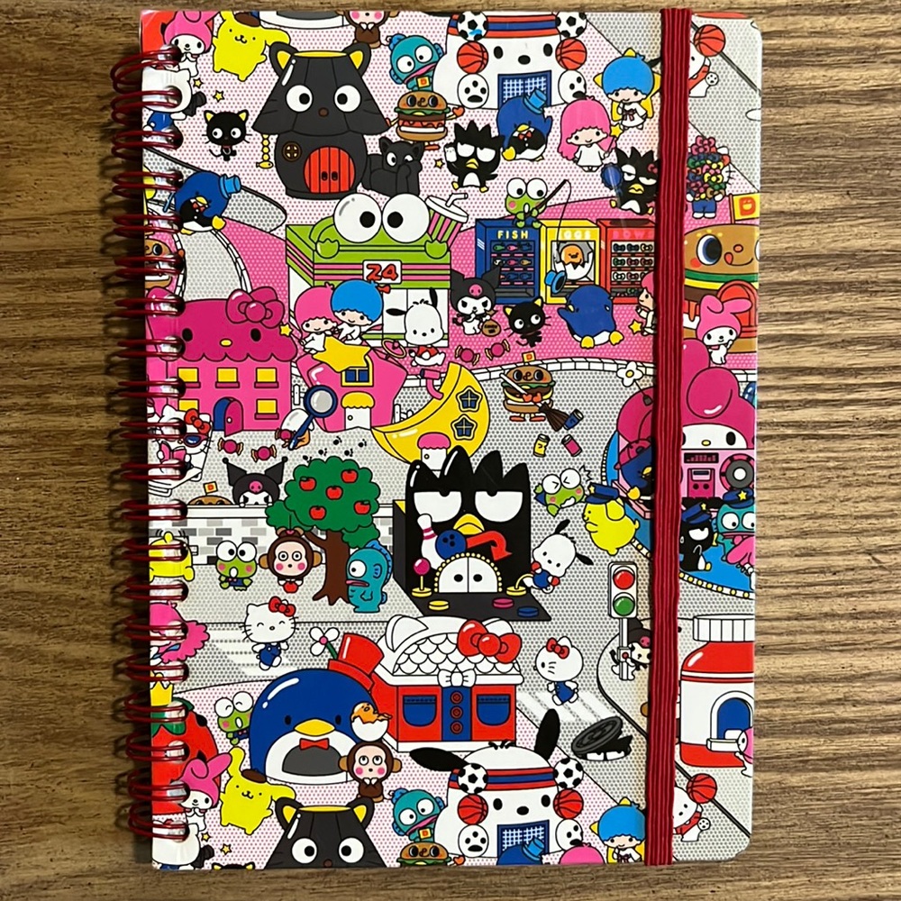 Hello Sanrio Hard Cover Notebook